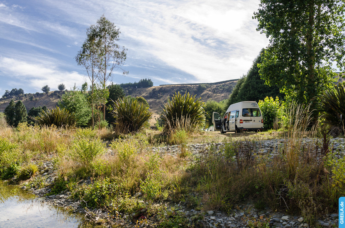 Camping, Campingplatz, Campingplätze, Neuseeland, Südinsel