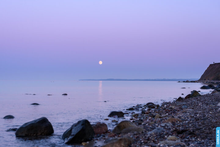 Mond fotografieren, Blaue Stunde